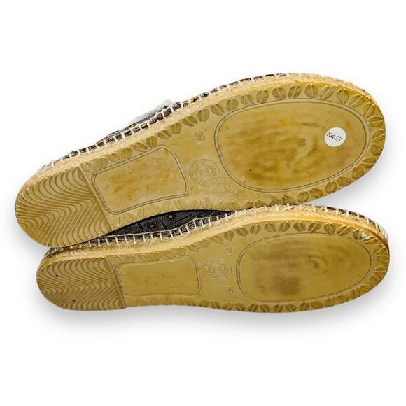 Cotheeka Natural Fiber Jute and Canvas Espadrilles Flats Brown Women's 8 - Picture 8 of 11